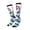 2 Black-1, variant on Women Crew Soft Moisture-wicking Socks Watercolor Snake Pattern Design Cotton Socks, One Size fit All