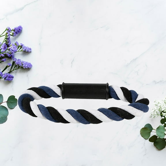 HOOWIFFY Cotton Rope Ring Toy for Dogs, Durable Chewing Toy for Pets, 1 Piece