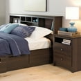 thumbnail image 4 of Prepac King Size Bed Headboard: Stylish Espresso King Headboard with Bookcase for King Size Beds, Freestanding (81.5" W x 43" H x 11" D) - ESH-8445, 4 of 6