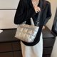 thumbnail image 2 of Bolsos Hombro para Mujer Bolsos Mano Nailon Acolchados A La Bolsos (plata), 2 of 9