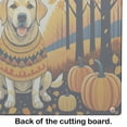 thumbnail image 5 of Carolines Treasures DAC1056LCB 15 x 12 in. Unisex Yellow Labrador Retriever Fall Glass Cutting Board - Large, 5 of 5