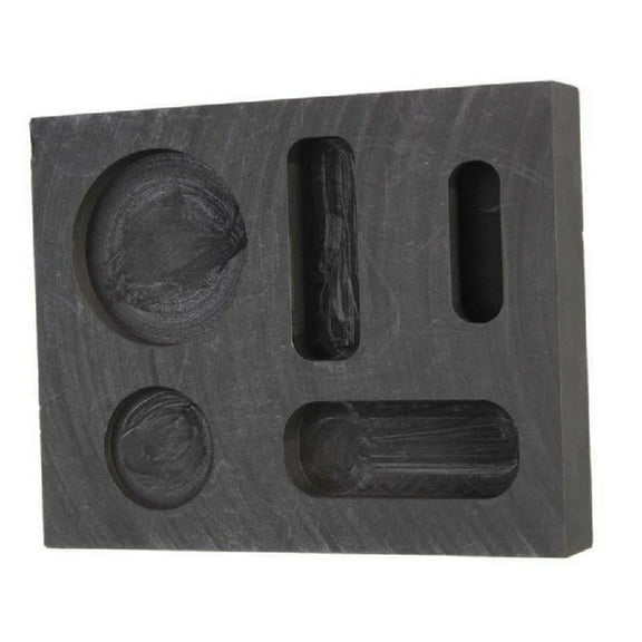 OOKWE Metal Refining Scrap Mold Graphite Casting Ingot Mold for Melting Casting