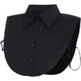 thumbnail image 4 of TAVENE 2 Pieces Fake Collar Detachable Collar for Women Shirts Dickey Half False Blouse Dickey, 4 of 7