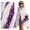 Purple, variant on Marble Green 2-in-1 Beach Towel Backpack,Quick Dry Beach Towel Blanket Bag,Gold Foil Ceramic Style Crack Scratch Portable Bath Pool Yoga Swim Picnic Camping Towels Travel Essential 27.6x55 Inches