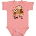 thumbnail image 3 of Inktastic My Oma Loves Me- Cute Owl Family Boys or Girls Baby Bodysuit, 3 of 5