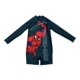 thumbnail image 1 of Traje de Baño Marvel para Niño con Estampado de Spider-Man Negro Talla 4, 1 of 4