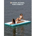 thumbnail image 4 of Inflatable Floating Dock Air Dock Platform 6ft/8ft/10ft Non-Slip Inflatable Water Swim Mat Floating Island Raft for Pool Lake Beach Ocean Fishing Relaxing, 4 of 6