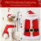 thumbnail image 4 of Ropa de disfraz de Navidad de Papá Noel para perro S-Xl traje de mascota Cosplay de Papá Noel con sombrero rojo, 4 of 4