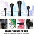 thumbnail image 2 of Durable Nylon Cable Zip Ties 100-Pack - Variety of 12/8/6/4 Inch Sizes - Secure & Organize Cords for Home, Office, and Garden Use, 2 of 17