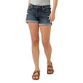 thumbnail image 1 of Pantalones cortos Silver Jeans Co. Boyfriend Mid Rise para mujer 28 Indigo, 1 of 6
