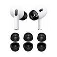 thumbnail image 1 of wonima44 Memory Foam Tips Compatible with AirPods Pro 2nd gen. and 1st gen, No Silicone Eartips Pain. Anti-Slip Eartips, Slow Rebound Sponge AirPod Pro Ear Tip,3 Pairs (XS Size, Foam Black) XS, 1 of 1