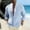 Sky Blue # Mens Shirts, variant on Vetsdori Mens Linen T-Shirts Winter Long Sleeve Button down Outdoor Casual Pocket Stand-up collar Plain Tops for Men