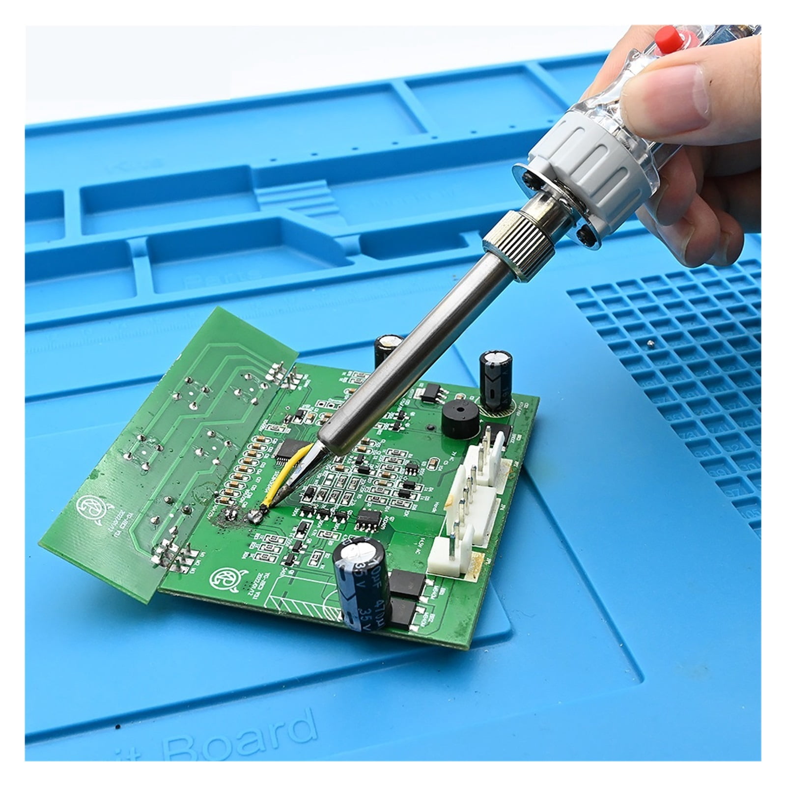 Electric Soldering Iron 100W Adjustable Temperature LCD Digital Display With Switch Welding Repair Tools ,Precise Temperature Adjustment