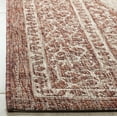 thumbnail image 4 of SAFAVIEH Courtyard Avi Medallion Indoor/Outdoor Runner Rug, Light Beige/Terracotta, 2'3" x 6'7", 4 of 6