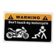 thumbnail image 1 of Sticker de carro,No toques mi pegatina para coche de motocicleta,Pegatinas para coche,pegatinas para hombre,motocicleta,Divertidas pegatinas para coche para adultos,pegatinas para ventanillas, 1 of 9