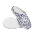 thumbnail image 3 of Disketp Lavender Flowers Women's Men's Slippers Plush Slip-On House Slipper for Winter Indoor Soft Cushion Non-slip Fluffy Slides Slippers-35/36, 3 of 7