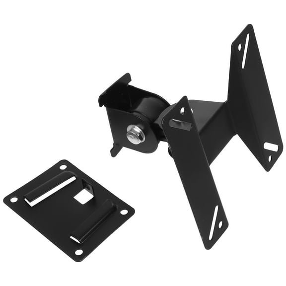 SEWOART 1Set Sturdy Black Wall Mount TV Stand with Swivel for Multi Room Installation