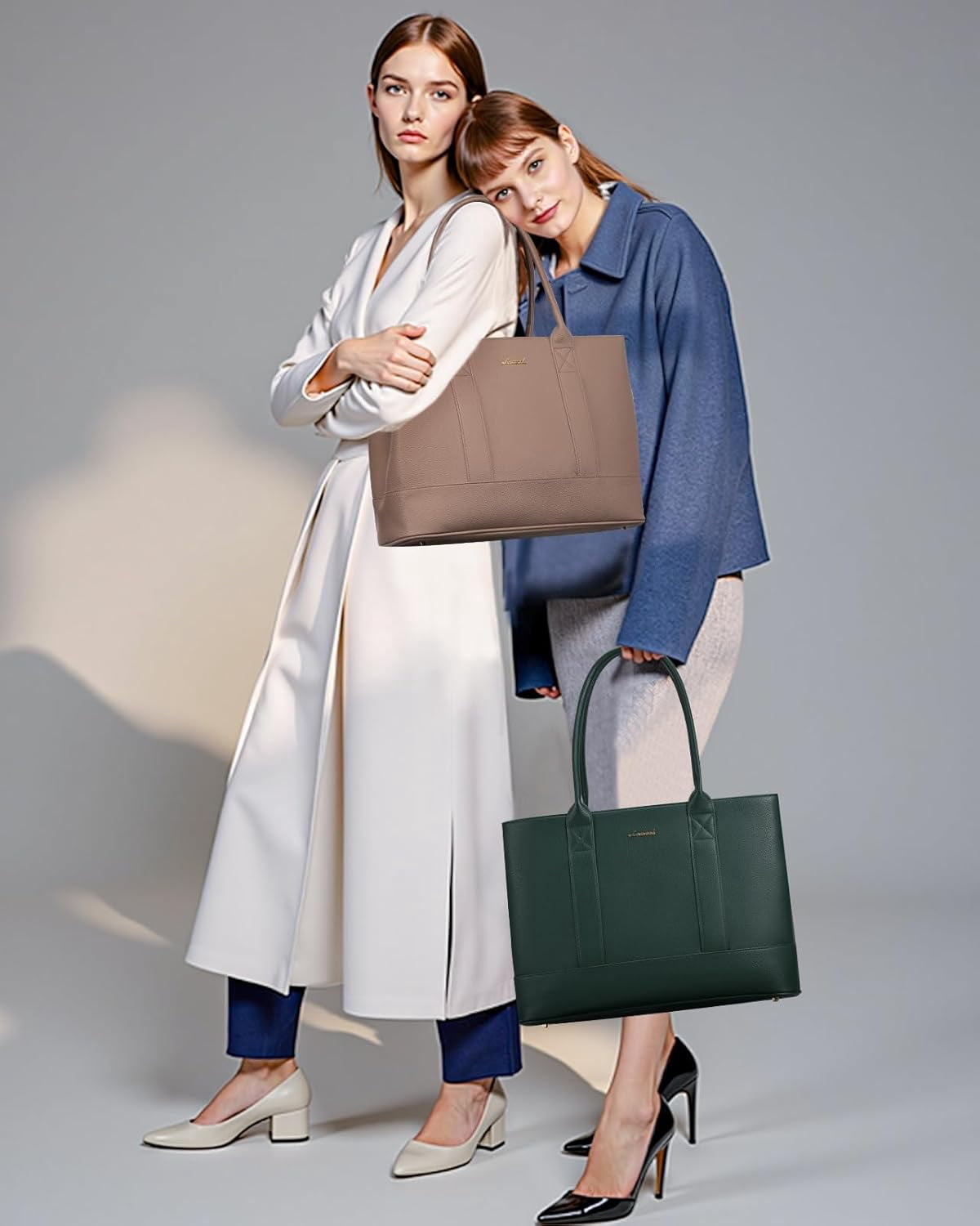 LOVEVOOK Laptop Bag for Women, Computer Work Tote Bag, Business Shoulder Handbag, Office Briefcase for Gift, Travel, Teacher