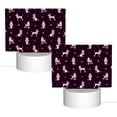 thumbnail image 2 of Haiem Poodle Dog Pattern Acrylic Night Light Gift with 3 Color ModesTouch-Sensitive LED Lamp Perfect Gift for Mother's Day, Birthday, or Christmas, 2 of 9
