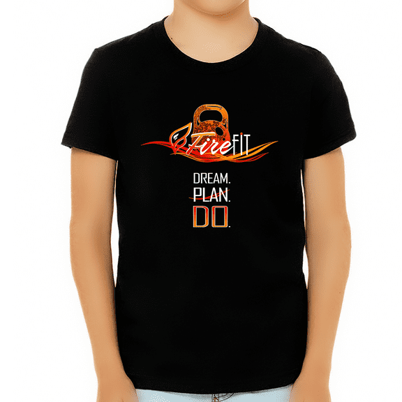Graphic Tees for BOYS YOUTH - Funny Shirts for KIDS - Cool BOYS Vintage Casual Shirts - Dream Plan DO