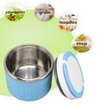 thumbnail image 4 of Round Insulated Lunch Box Leakage Proof Portable Thermal Container for School Office Travel, 4 of 8