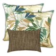 thumbnail image 1 of Joita Coussins d'Extérieur Cuirassé Arizona en Polyester Marron (Lot de 3), 1 of 5