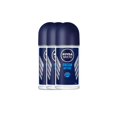 thumbnail image 2 of Desodorante roll-on Nivea Men Fresh Active, 48 horas de protección, extractos marinos, frescura duradera, sin alcohol, 50 ml (1.7 oz) cada uno, paquete de 3, 2 of 3