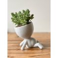 thumbnail image 4 of Little People Planter  Pregnant Planter, Gift Idea, pregnancy, midwives, and delivery nurses, Bar Decor, Table Decor, Plant Gift Idea, Cute Succulent Planter Marbel, 4 of 8
