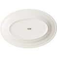 thumbnail image 4 of CAC China REC-39 Rolled Edge 8-1/8 by 5-3/4-Inch Stoneware Oval Platter, American White, Box of 24, 4 of 6