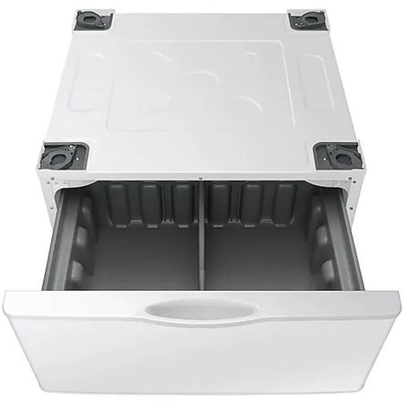 Samsung - Washer/Dryer Laundry Pedestal with Storage Drawer - White