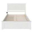 thumbnail image 4 of Pemberley Row Solid Wood White Platform Bed Cottage Design 64.63" x 83.5", 4 of 7