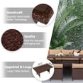 thumbnail image 7 of Winado 8-Piece Outdoor Sectional Wicker Patio Furniture Conversation Set, Brown, 7 of 7