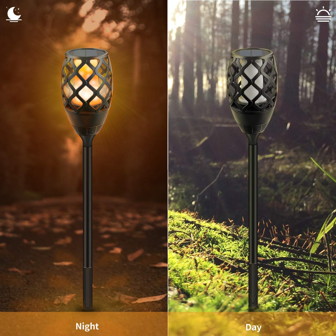 Lanterns Torches Soxono Flame Lamp Built In Portable Bluetooth