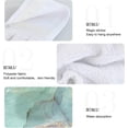 thumbnail image 5 of GZHJMY Set of 2 Marble Hanging Tie Towels Absorbent Soft Coral Velvet Kitchen Hand Towel Dish Wipe Cloth for Kitchen Bathroom, 5 of 7