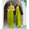 thumbnail image 2 of Vestido Wolddress 2025 para mujer, casual, sin mangas, talla grande, verde, 2 of 6