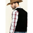thumbnail image 5 of Cody James Men's Angus Suede Vest - CMFA17V35-BLK, 5 of 6