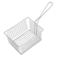thumbnail image 1 of Frying Basket, Deep Fryer Basket 304 Stainless Steel Portable Reliable Long Handle  for Commercial Use Rectangular, Large,Rectangular, Medium,Square, Large,Square, Medium, 1 of 7