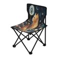 thumbnail image 2 of YAZAOO Camping Chairs Modern Feline Wonder Pattern Folding chair, 2 of 8
