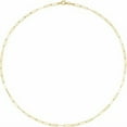 thumbnail image 2 of Auriga Fine Jewelry 14K Yellow Gold Paperclip-Style Chain Necklace for Women 16", 2 of 5