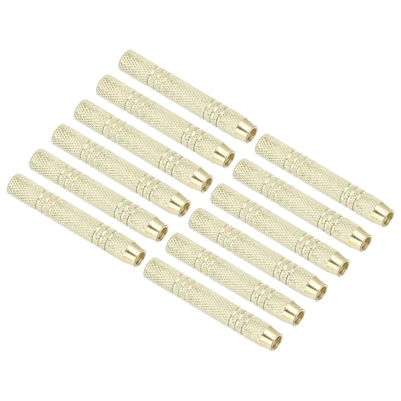 Uxcell 12 Grams Metal Dart Replacements Barrel, Gold Tone 12Pcs