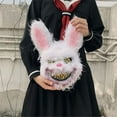 thumbnail image 2 of Máscara de terror de Halloween conejo oso Cosplay carnaval fiesta disfraz Navidad Halloween máscara facial disfraz ANGGREK  Otros, 2 of 7