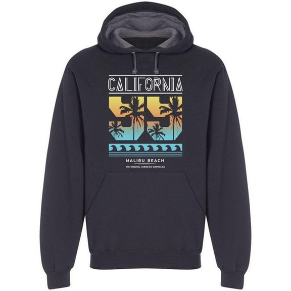 California, Malibu Beach Hoodie Men -Image by Shutterstock, Male x-Large