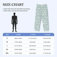 thumbnail image 4 of Vsdgher White Swan Print Mens Pajama Pants Sleep & Lounge Pants, PJ Bottoms With elastic waistb and Pockets, 4 of 5