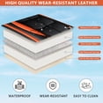 thumbnail image 3 of OTOEZ Diamond Pattern Leather Car Seat Covers, Full Coverage 5-Seat Set, Universal Fit for Cars SUVs Trucks, Waterproof & Airbag Compatible, 3 of 6
