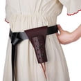 thumbnail image 1 of Funda de Cinturón de de Cuero Flintlock Varios Caballeros Medieval para Cosplay - marrón Soledad Vaina de cintura de cinturón de espada, 1 of 9
