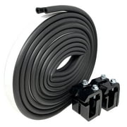 ESI Super Cap Seal and 4 GCi Stronger by Design G-1 Clamps, Black Powder Coated, for Short Bed Pickup