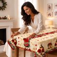thumbnail image 6 of 2026 Christmas Indoor Home Decor Christmas Tablecloth Decor Waterproof Washable Xmas Holiday Table Cover Festive Printed Rectangle Table Cloth For Dining Table Kitchen Party Indoor Outdoor, 6 of 6