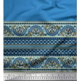 thumbnail image 2 of Soimoi Poly Georgette Fabric Dot & Swirl Panel Print Fabric by The Yard 52 Inch Wide, 2 of 3