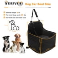 thumbnail image 2 of Elevated Dog Booster Car Seat - Interior Height 6 Inches - For Small Dogs up to 30 lbs - Front/Back Seat - Safety, Comfortable, Fully Detachable & Washable, 2 of 4