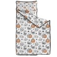 thumbnail image 2 of White Halloween Skull Pumpkin Spider Pattern Toddler Nap Mats for Kids Preschool,51"x22" Sleeping Mat Bag or Kids,Toddler Sleeping Bag,Toddler Nap Mat or Daycare, 2 of 6